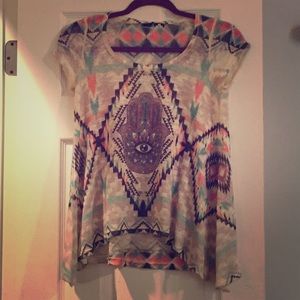 Hamsa All Seeing Eye Knit Top